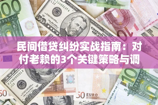 北京民间借贷纠纷实战指南：对付老赖的3个关键策略与调解盲区解析