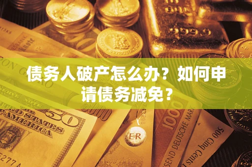 北京债务人破产怎么办？如何申请债务减免？