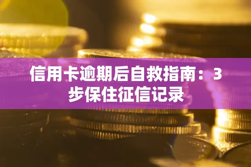 北京信用卡逾期后自救指南：3步保住征信记录