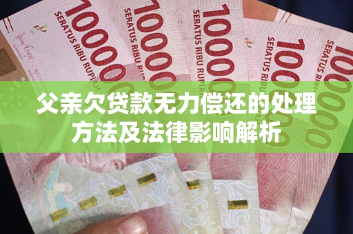 北京父亲欠贷款无力偿还的处理方法及法律影响解析